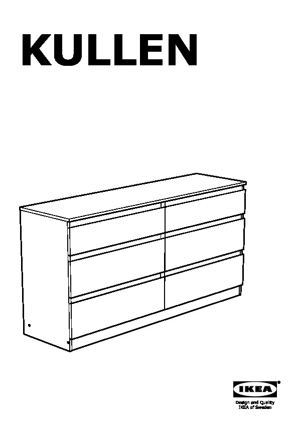 Kullen Chest Of 6 Drawers White Ikeapedia, Kullen 6 Drawer Dresser Review