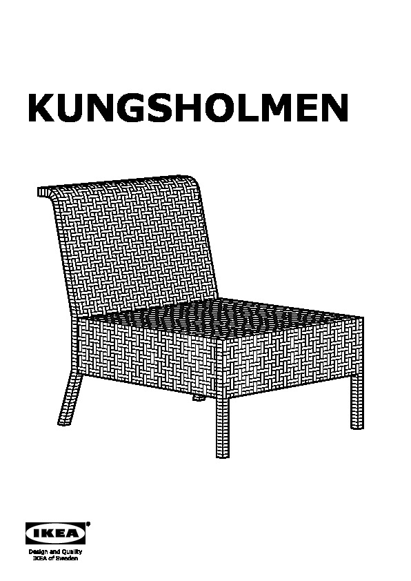 KUNGSHOLMEN One-seat section, outdoor