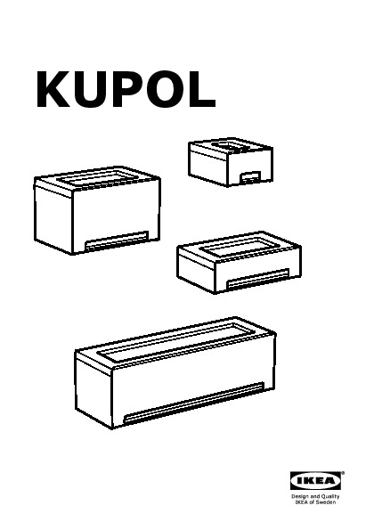 KUPOL Pull-out storage unit