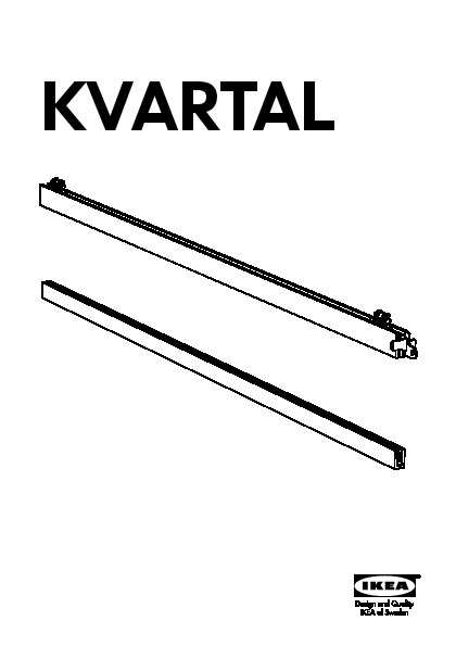 KVARTAL Top and bottom rail