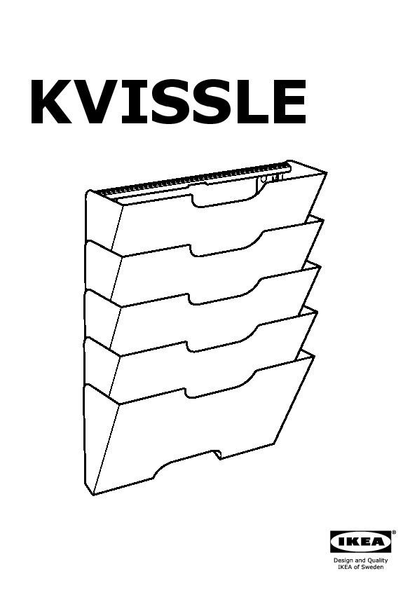 KVISSLE Wall newspaper rack
