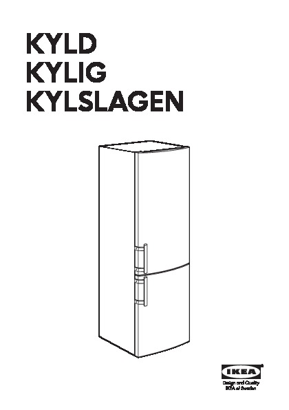 ikea kyld fridge freezer