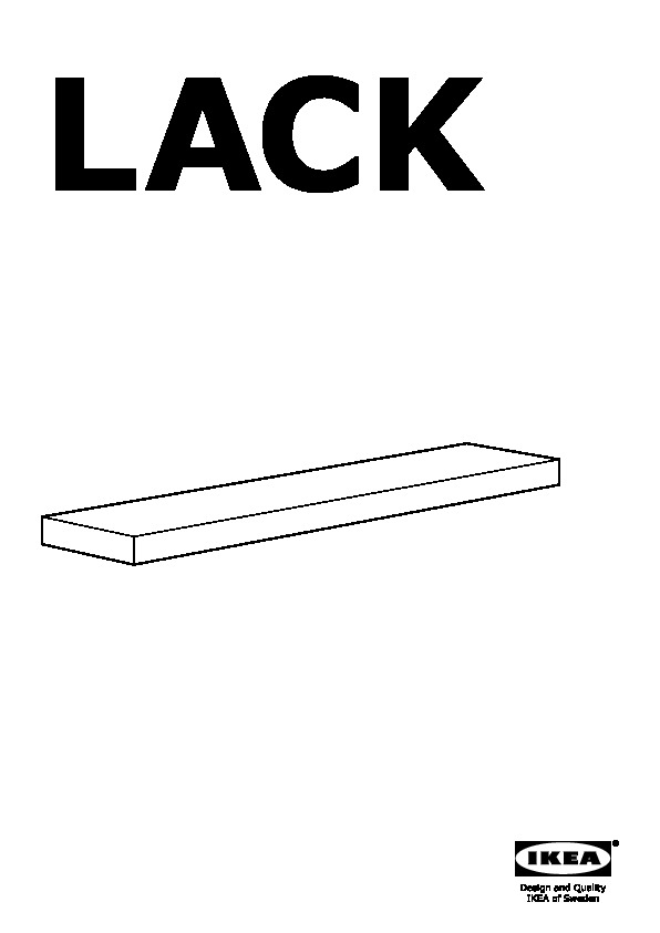 Lack Wall Shelf Black Brown Ikeapedia