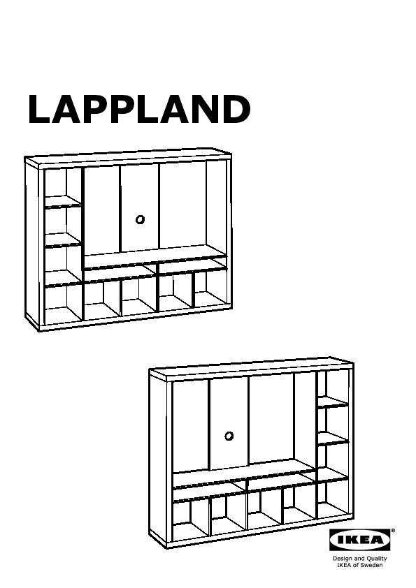 LAPPLAND TV storage unit