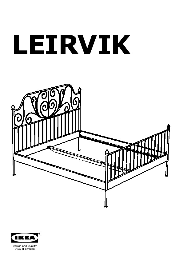 LEIRVIK head/footboards