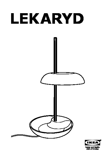 LEKARYD Lampe de table à LED