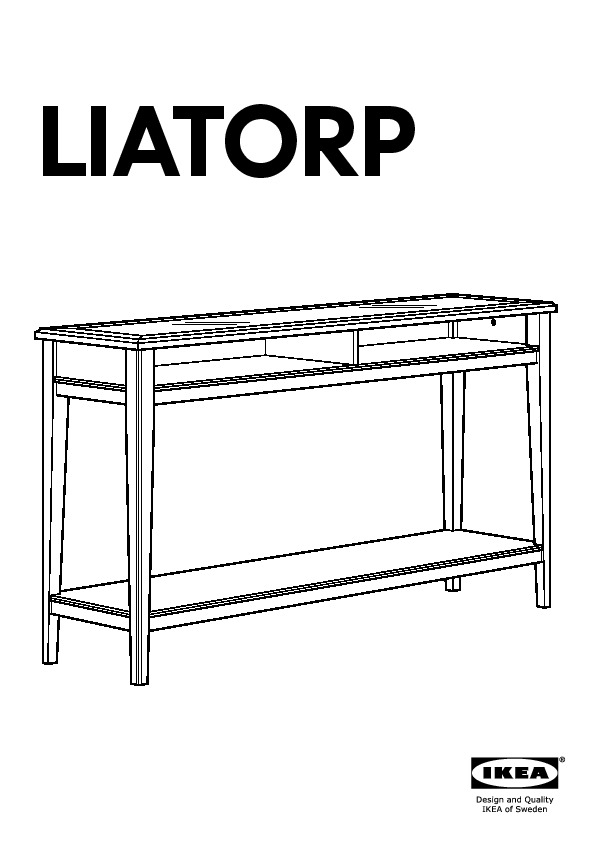 LIATORP Console table