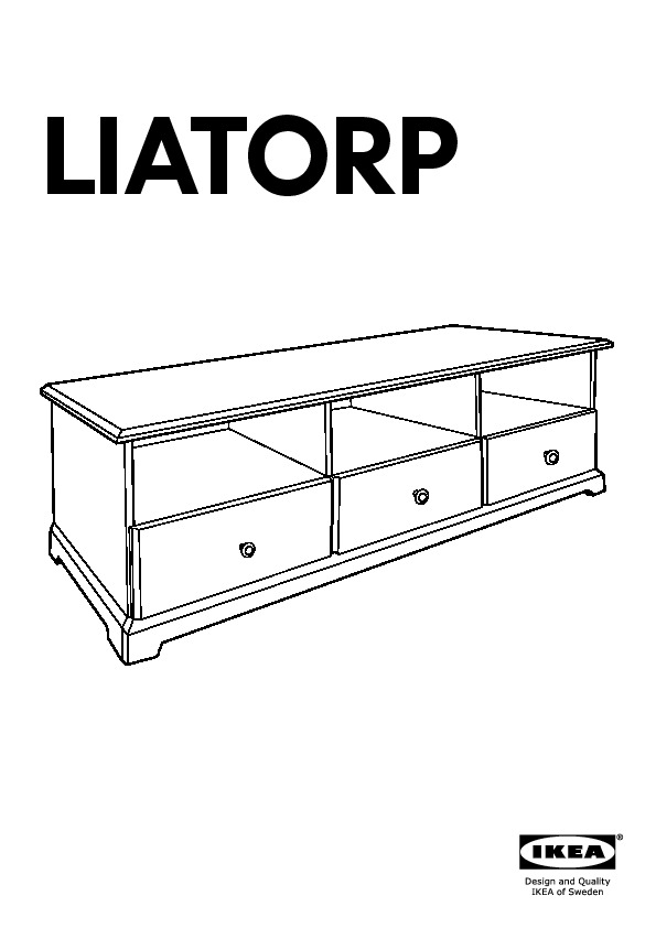 LIATORP TV bench