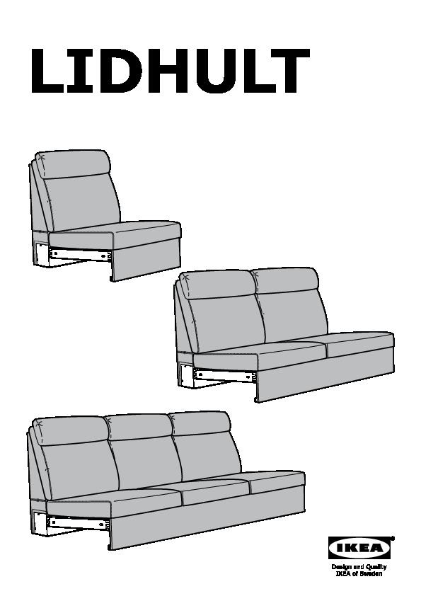 LIDHULT Cover for 2-seat section