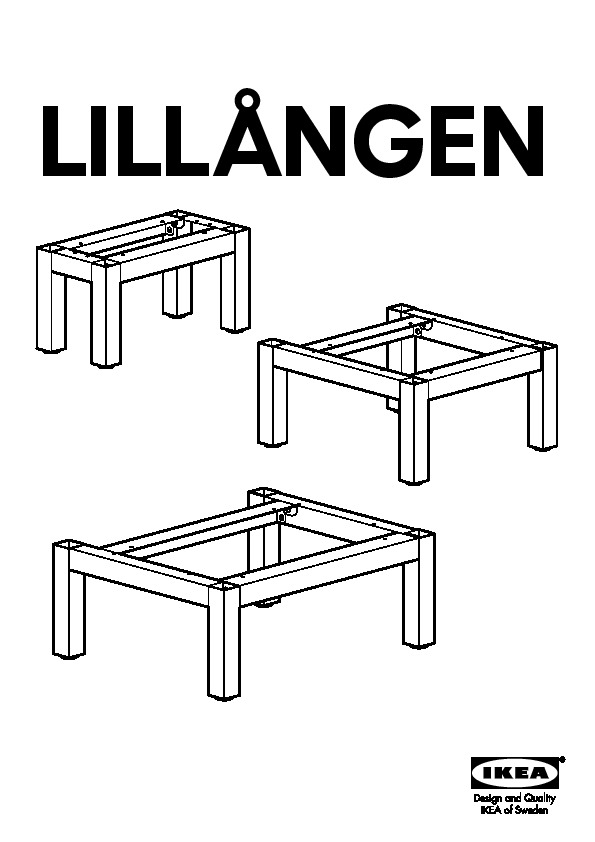 LILLÅNGEN leg frame