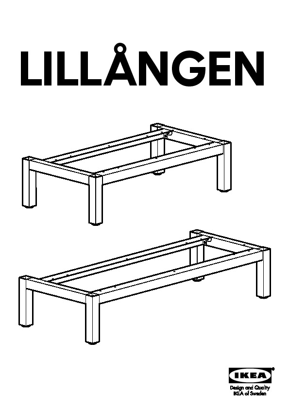 LILLÅNGEN leg frame