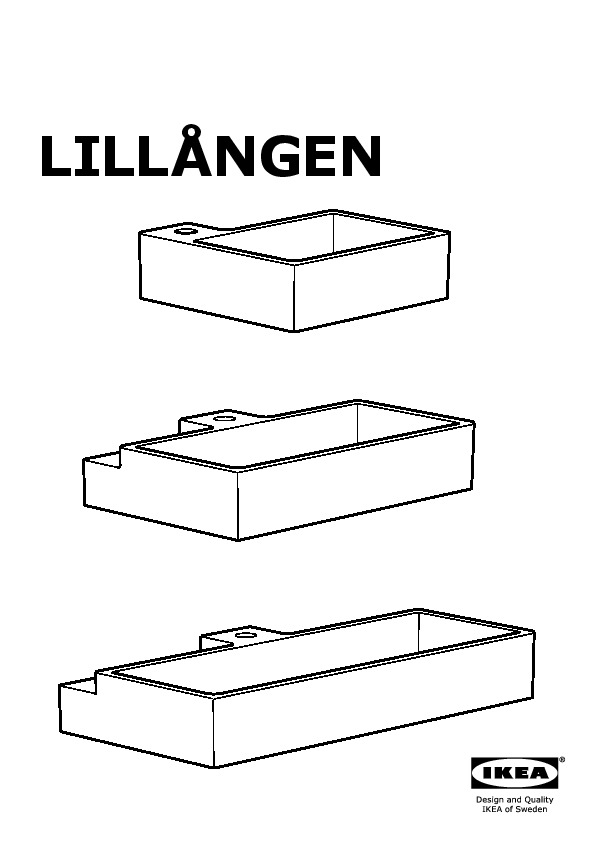 LILLÅNGEN Single wash-basin