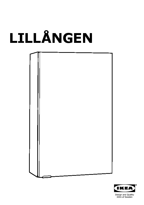 LILLÅNGEN Wall cabinet