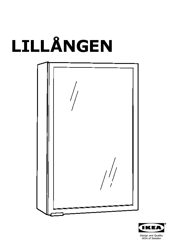 LILLÅNGEN Wall cabinet