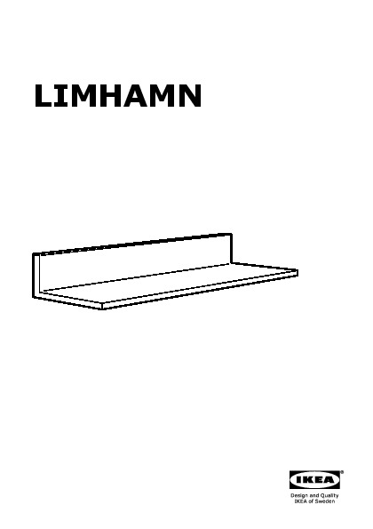 LIMHAMN Wall shelf