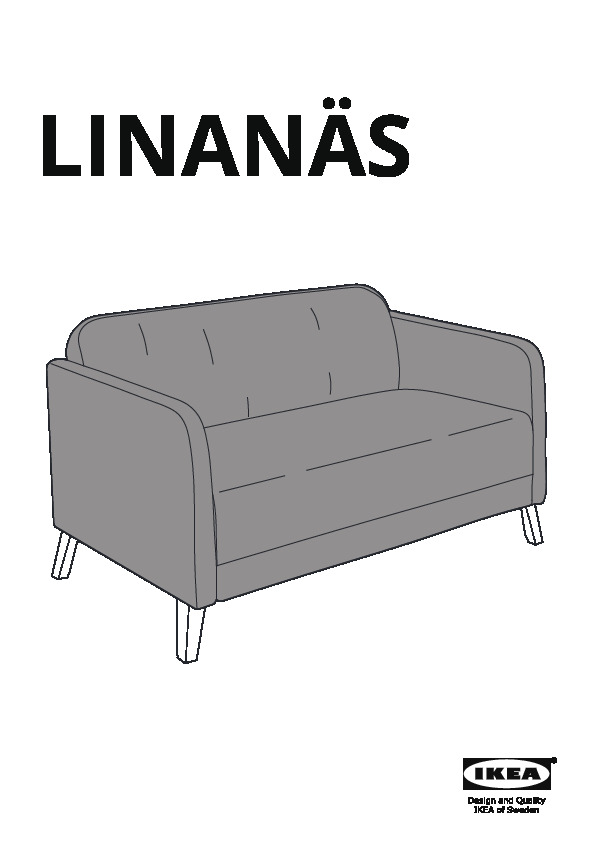 LINANÃS 2er-Sofa