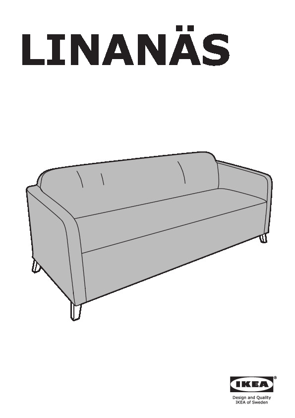 LINANÃS Copridivano per divano a 3 posti