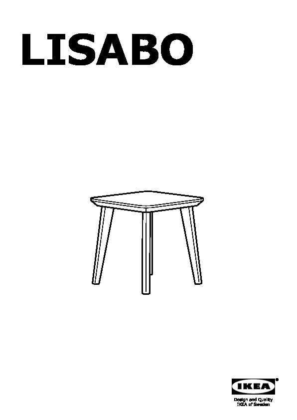 LISABO Table d'appoint