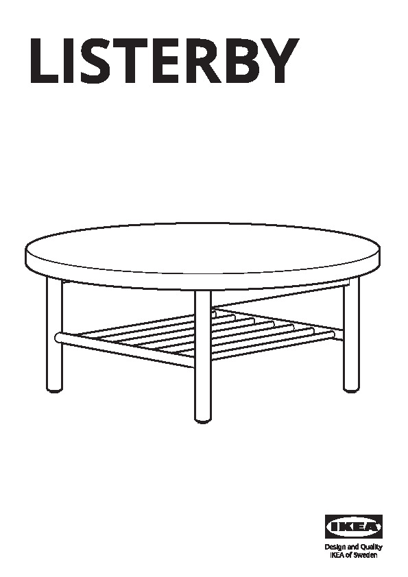 LISTERBY Coffee table