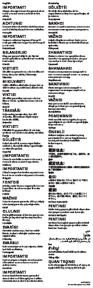 LJUSTERÃ Sonnenschirm