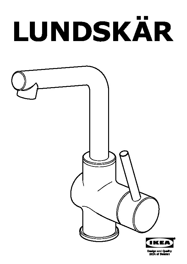 LUNDSKÄR Bathroom faucet