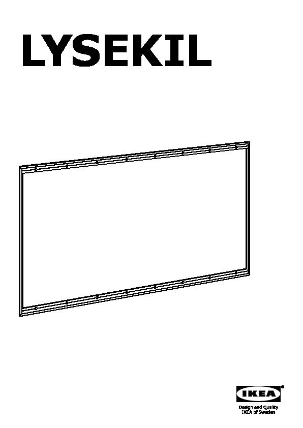 LYSEKIL Rail for wall panel