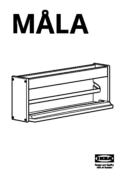 MÃLA Paper roll holder with storage 