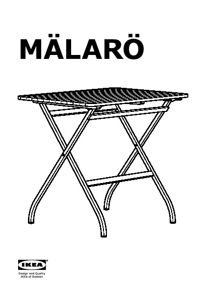 MÄLARÖ table, outdoor