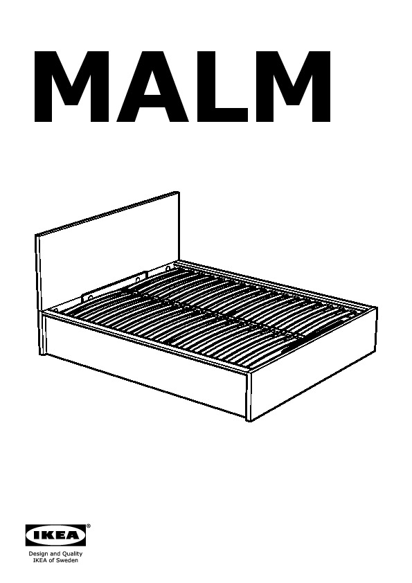 Malm Bed Frame With Storage White, Ikea Malm Single Bed With Storage Instructions
