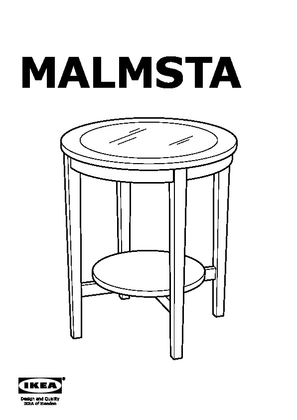 MALMSTA Table d'appoint