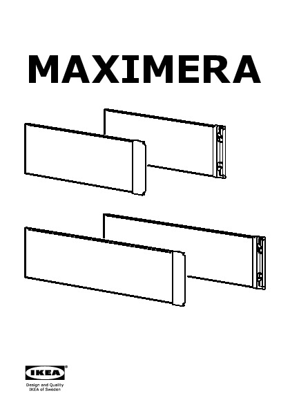 MAXIMERA Add-on side for drawer, high