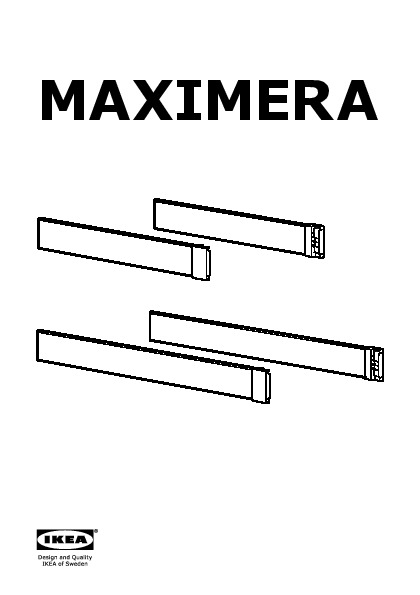 MAXIMERA Add-on side for drawer, medium