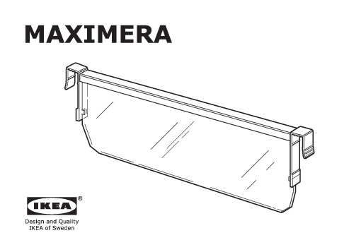 MAXIMERA Divider for medium drawer