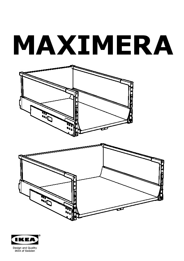Maximera Drawer Installation Help : r/IKEA