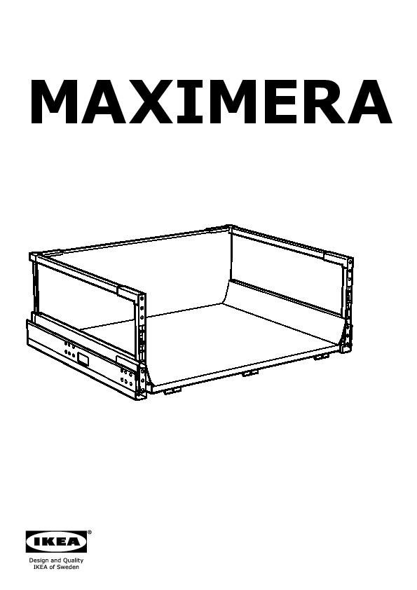 MAXIMERA drawer, high