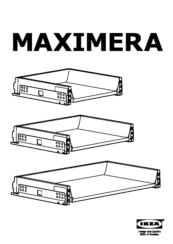MAXIMERA Drawer, low