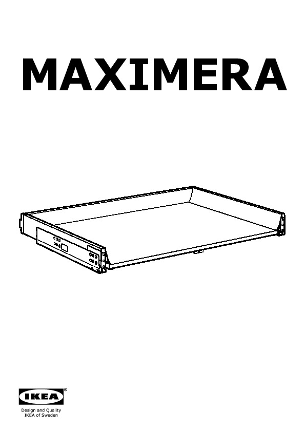 MAXIMERA Drawer, low
