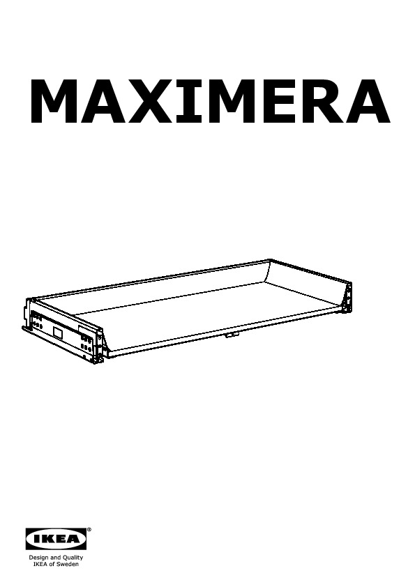 MAXIMERA drawer, low