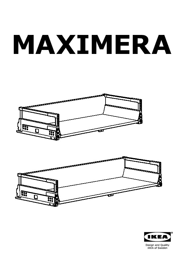 MAXIMERA drawer, medium