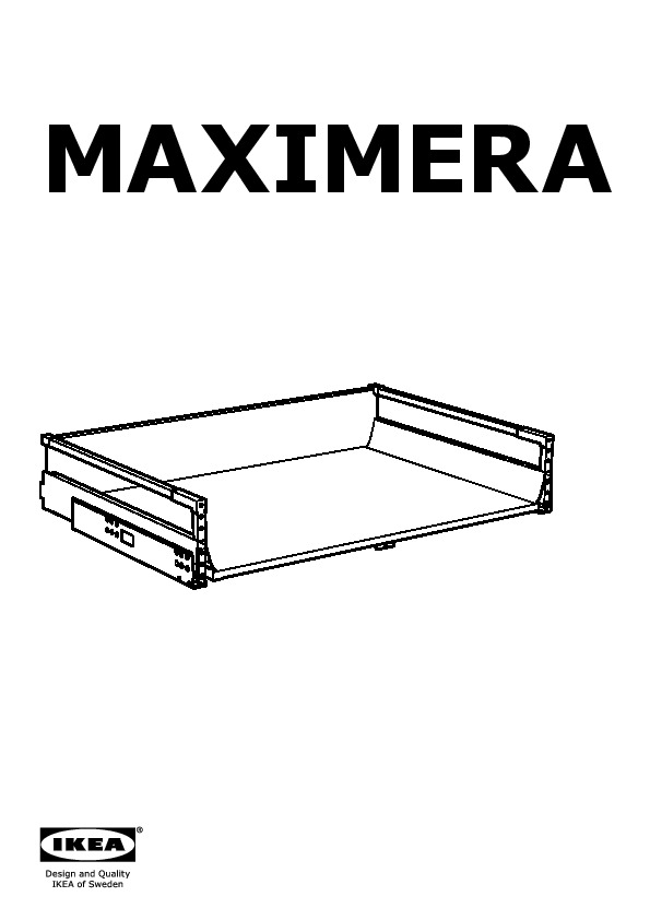 MAXIMERA drawer, medium