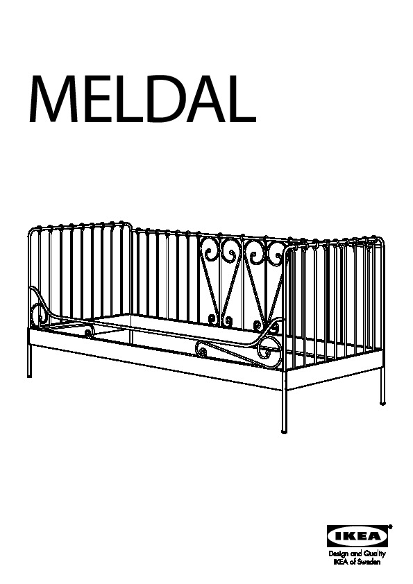 Meldal Structure Divan Brun Noir Ikeapedia