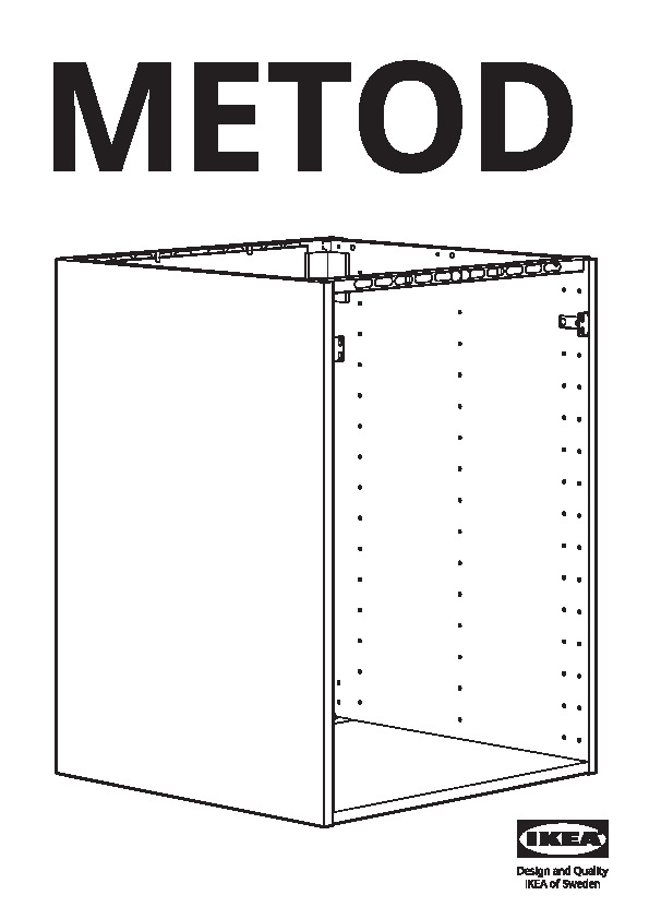 METOD Base cabinet for built-in oven/sink