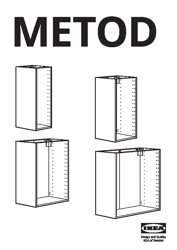 Metod Base Cabinet Frame White Pedia