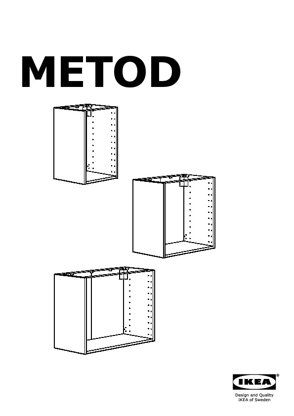 METOD Base cabinet frame