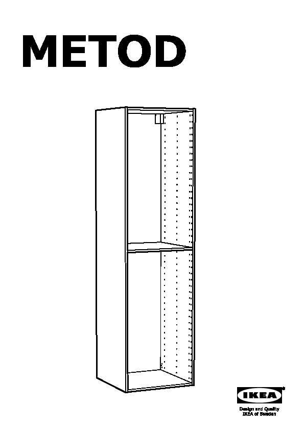 METOD structure élément armoire