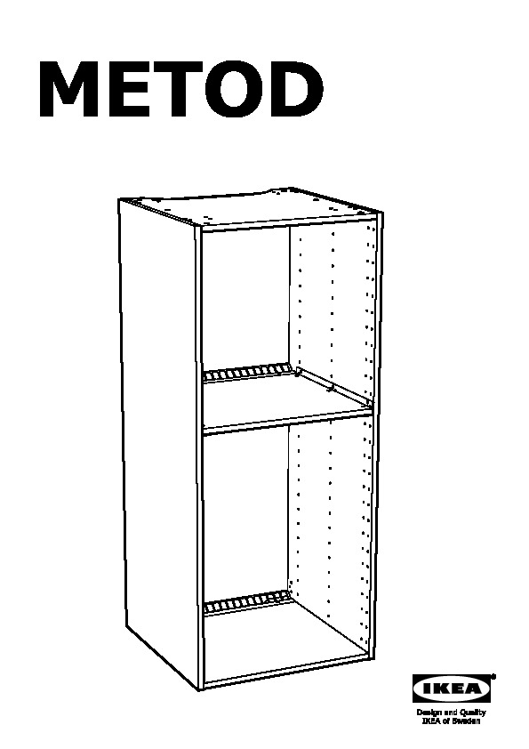 METOD struttura mobile per frigo/forno