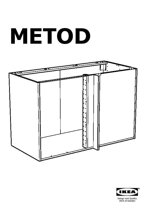 METOD struttura per mobile base angolare