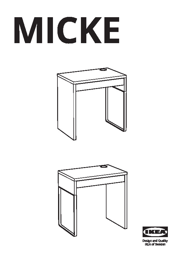 MICKE Schreibtisch
