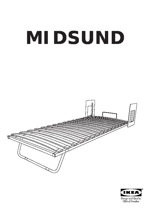 MIDSUND wall bed mechanism