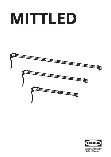 MITTLED LED-Lichtleiste/KÃ¼Schubl + Sensor